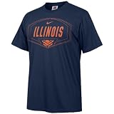 Nike Illinois Fighting Illini Navy Blue Basketball Backboard T-shirt