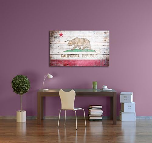 Vintage California Flag 30x20x1.25
