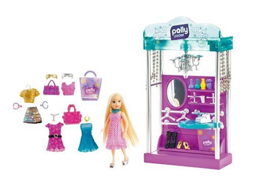 Childrens Toyshop  Toys : Polly Pocket New Fab-tastic Fashions Boutique