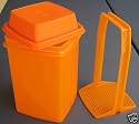 Tupperware SQUARE Large PICK A DELI Pickles Orange