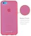 Fosmon DURA-FROST Ultra SLIM-Fit Case Flexible TPU Cover for New Apple iPhone 5C (2013) - Pink