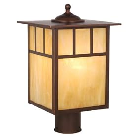 Vaxcel Mission Outdoor Post Light