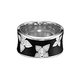 Esprit Damenringe 925/ooo Sterlingsilber  bouquet black ESRG-91382.A