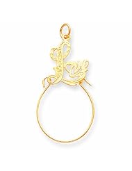 10K Gold Love Charm Holder