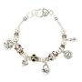 Designer Love Theme Charm Bracelet Fashion Jewelry