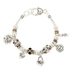 Designer Love Theme Charm Bracelet Fashion Jewelry