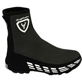 Produkt-Bild: Zw&ouml;lfender &Uuml;berschuhe &auml;hnlich dem L&ouml;ffler Testsieger Classic Road /MTB - Neopren beschichtet - schwarz, Gr. 43-45 (XL)