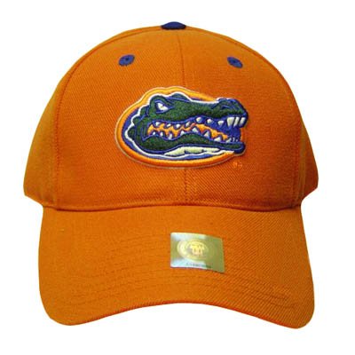 NCAA FITTED CAP HAT FLORIDA GATORS ORANGE FIT SIZE 7