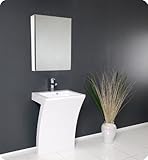 IMAGE OF Fresca Quadro Pedestal Sink - Modern Bathroom Vanity