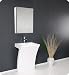 Fresca Quadro Pedestal Sink - Modern Bathroom Vanity