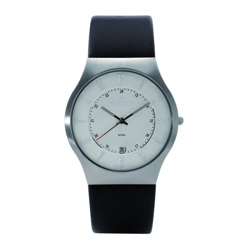 Skagen Herrenarmbanduhr Slimline Leder 233XXLSLCB Preisvergleich
