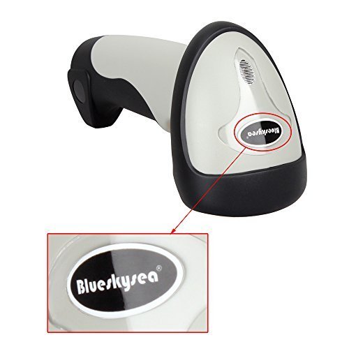 Blueskysea 1d Laser USB Wireless Bluetooth Barcode Scanner for Apple I Pad Ios Android (O1307)