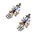 Fun Daisy Elegant Crystal Blue Fashion Earrings - ed00551