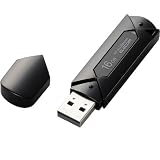 ELECOM パスワード自動認証機能付USBフラッシュメモリ 8GB (ブラック) MF-AU2B08GBKの画像