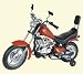 Red Blizzard Battery Operated Ride-On Motorcycle