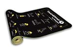 TRAINERmat Volleyball - Illustrated Warmup Exercise Mat for Indoor and Beach Volley