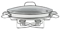 Cuisinart Stainless 13-1/2-Inch Oval Buffet Servers