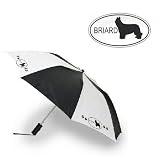 Compact Travel Umbrella featuring the Briard (1.5 X 1.5 X 14 inches)