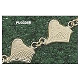Purdue Boilermakers Solid 10K Gold Speed Train Bracelet 7 1/2''