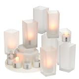 Philips Aurelle 13670-5 LED Rechargeable Candle 10-Pk, Square