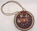 15" Authentic Burkina Purse Bag Wall Decor - Hand Woven in Nigeria West Africa