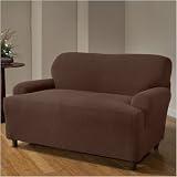 41EA4TwnMEL. SL160  Mosaic Sofa Slipcover in Cocoa