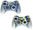 Pebble Entertainment Flash & Planet Twin-Skin for Controllers (Xbox 360)