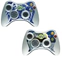 Pebble Entertainment Flash & Planet Twin-Skin for Controllers (Xbox 360)