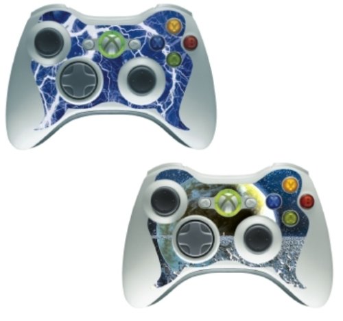 Childrens Toyshop  Video Games : Pebble Entertainment Flash & Planet Twin-Skin for Controllers (Xbox 360)
