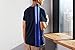 Plastic Storage Tube Blue Documents Blueprints Artwork Hard Plastic non Expandable Carrying Case