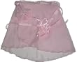 Pink Georgette Wrap Ballet Dance Skirt Adult Sizes