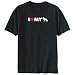 T-Shirt Black  I Love German Shepherd  Dog