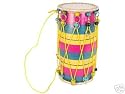 Children's Colored Dholak Folk Drum from India