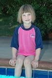 UV T-Shirt , Pink/Navy, 8-10 years