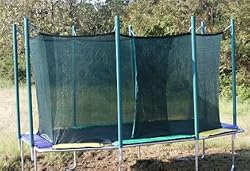 SportsTramp 9x14 FT Rectagon Trampoline with Safety Cage