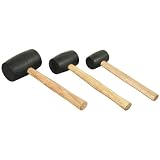 TEKTON 3161 Rubber Mallet Set, 3-Piece