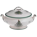 Spode Christmas Tree Vegetable Dish and Cover