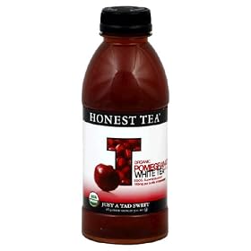 Honest Tea Granatapfel White Tea mit Acai 16,9 Oz. Flaschen von 12 Case USDA Certified