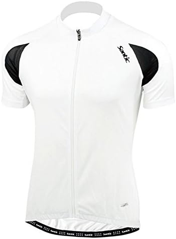 Santic Cycling Quick-dry Men Wicking Breathable Jacket Short-sleeve Jersey Size XL