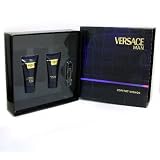 Gianni Versace Man Coffret Mignon 0.05oz Edt, 0.5oz Aftershave Balm & 0.5oz Foaming Gel for Body and Hair, Mini Gift Set