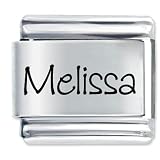 Pugster Name Melissa Italian Charms