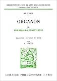 Organon, tome 4. Les Seconds Analytiques