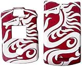 Sea Horse on Red - Motorola RAZR V3 V3c V3m Hard Case - Protective Faceplate Cover
