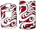 Sea Horse on Red - Motorola RAZR V3 V3c V3m Hard Case - Protective Faceplate Cover