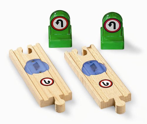 Childrens Toyshop  Toys : BRIO 33763 Wooden Railway System: Smart Track Changer