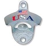 USA Flag Wall Mount Bottle Opener