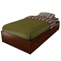 Bryce Mates Bed - Cherry/ Mellow Pine