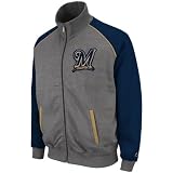 Milwaukee Brewers Granite Legendary Full-Zip Track Jacket