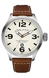 Nautica Men's N12563G BFD 101 Date Cream Dial Watch