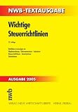 Produkt-Bild: Wichtige Steuerrichtlinien